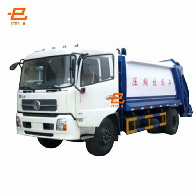 Dongfeng 4x2 Rear Loader Used Trash Truck